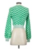 Zara Checkered-gingham Green Pullover Sweater Size S - photo 2