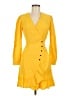 Maje 100% Viscose Yellow Cocktail Dress Size EU (FR) 38 / US 6 - photo 1