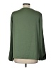 Kasper 100% Polyester Green Long Sleeve Blouse Size L - photo 2