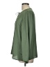 Kasper 100% Polyester Green Long Sleeve Blouse Size L - photo 5