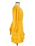 Maje 100% Viscose Yellow Cocktail Dress Size EU (FR) 38 / US 6 - photo 4
