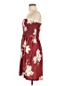 Unbranded Tropical Burgundy Cocktail Dress Size M - photo 5