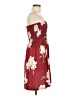 Unbranded Tropical Burgundy Cocktail Dress Size M - photo 4