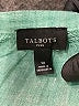 Talbots 100% Linen Teal Long Sleeve Blouse Size 1X - photo 7