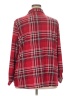 Full Circle Trends With Love Plaid Red Long Sleeve Blouse Size 3X - photo 2