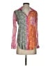 Pilcro 100% Viscose Color Block Pink Long Sleeve Blouse Size XXS - photo 1