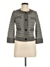 Diane von Furstenberg Houndstooth Gray Coat Size 6 - photo 1