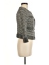 Diane von Furstenberg Houndstooth Gray Coat Size 6 - photo 4