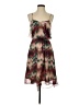 Aryn K. 100% Polyester Camo Brown Cocktail Dress Size XS - photo 1