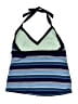 Nike Stripes Blue Swimsuit Top Size 8 - photo 2