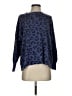 Secret Treasures Animal Print Blue Pullover Sweater Size S - photo 1
