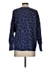 Secret Treasures Animal Print Blue Pullover Sweater Size S - photo 2