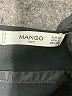 Mango 100% Polyester Solid Black Cocktail Dress Size 2 - photo 7