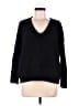 Express 100% Polyester Solid Black Pullover Sweater Size M - photo 1