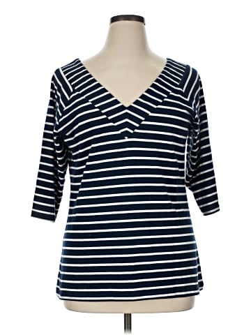City Chic 3/4 Sleeve Top (view 1)