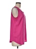 Ann Taylor 100% Polyester Pink Sleeveless T-Shirt Size M - photo 4