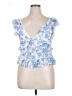 Trixxi 100% Polyester Blue Sleeveless Blouse Size XL - photo 1