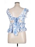 Trixxi 100% Polyester Blue Sleeveless Blouse Size XL - photo 2