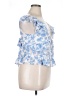 Trixxi 100% Polyester Blue Sleeveless Blouse Size XL - photo 4