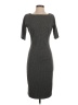 MNG Solid Gray Casual Dress Size 4 - photo 1