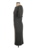 MNG Solid Gray Casual Dress Size 4 - photo 5