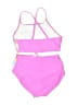O'Rageous Chevron-herringbone Pink Two Piece Swimsuit Size 10 - photo 2
