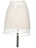 Shein 100% Polyester White Casual Skirt Size S - photo 2