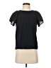 Ann Taylor LOFT Blue Black Short Sleeve Blouse Size XXS - photo 1