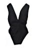 MICHAEL Michael Kors Solid Black One Piece Swimsuit Size 6 - photo 2