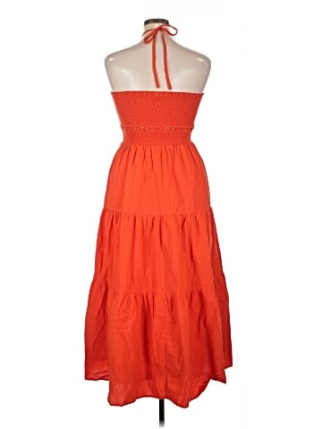 Madewell Poplin Modular Halter Midi Dress (view 2)