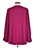 Cynthia Steffe 100% Polyester Solid Pink Burgundy Long Sleeve Blouse Size L - photo 2