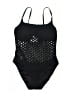 Carmen Marc Valvo Houndstooth Black One Piece Swimsuit Size 10 - photo 1