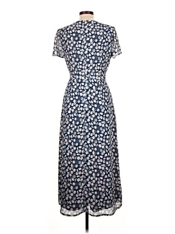 Madewell Wrap-Front Midi Dress in French Floral (view 2)