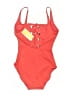 MICHAEL Michael Kors Hearts Red One Piece Swimsuit Size 4 - photo 2