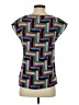 St. John Purple Short Sleeve Top Size P (petite) - photo 2