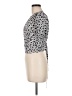 Zara Silver Short Sleeve Blouse Size M - photo 5