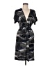BCBGMAXAZRIA Print Gray Cocktail Dress Size M - photo 1