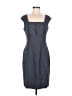 Calvin Klein Solid Gray Casual Dress Size 8 - photo 1
