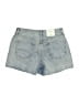 Zara Blue Denim Shorts Size 10 - photo 2