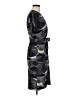BCBGMAXAZRIA Print Gray Cocktail Dress Size M - photo 4