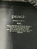 Peach Solid Black Active T-Shirt Size XXL - photo 7