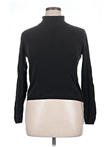 August Silk Long Sleeve Turtleneck (view 1)