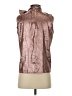 Ann Taylor Factory 100% Polyester Metallic Brown Sleeveless Blouse Size XS - photo 2