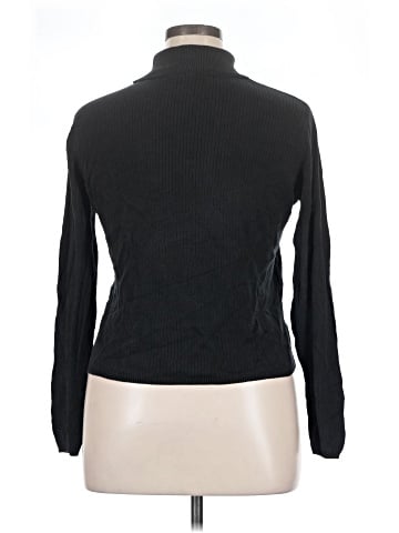 August Silk Long Sleeve Turtleneck (view 2)