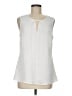 Nic + Zoe 100% Polyester Ivory Sleeveless Blouse Size M - photo 1