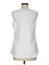 Nic + Zoe 100% Polyester Ivory Sleeveless Blouse Size M - photo 2