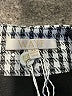 WAYF 100% Polyester Houndstooth Silver White Jacket Size XS - photo 6