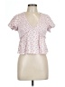 Altar'd State Pink Short Sleeve Blouse Size L - photo 1