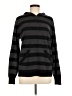Paper Denim & Cloth Stripes Black Pullover Sweater Size M - photo 1