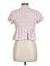 Altar'd State Pink Short Sleeve Blouse Size L - photo 2